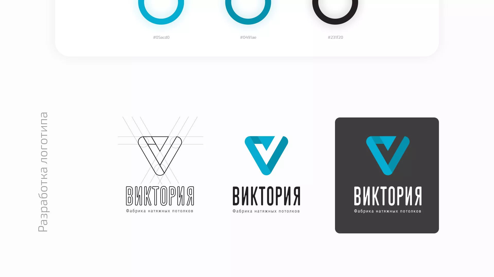 Разработка фирменного стиля компании по продаже и установке натяжных потолков в Златоусте