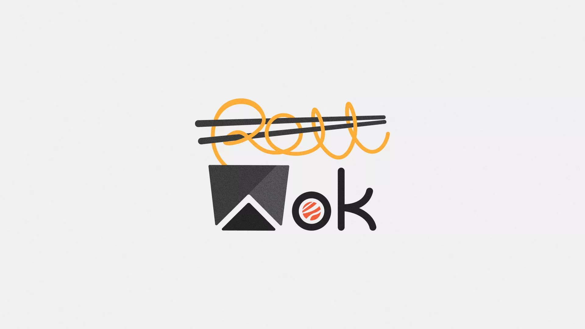 Разработка логотипа в Златоусте для суши-бара «Roll Wok Club»
